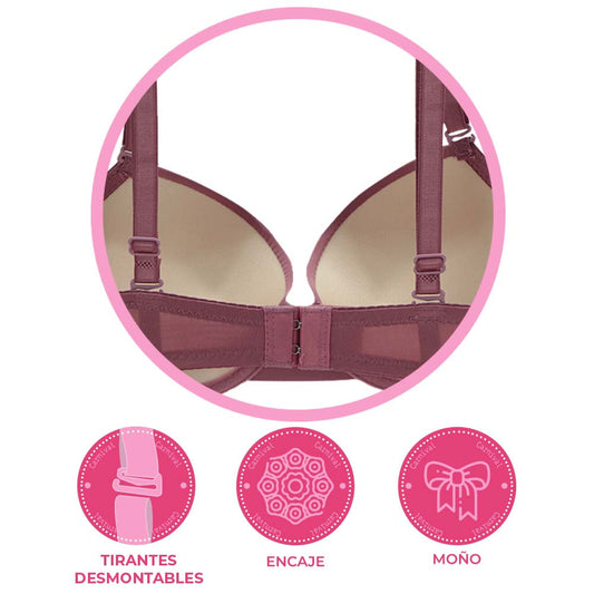 Brasier coordinable con detalles de encaje  24412 Lady Carnival Carnival