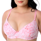 Brasier de talla extra estampado con varilla  24441 Carnival