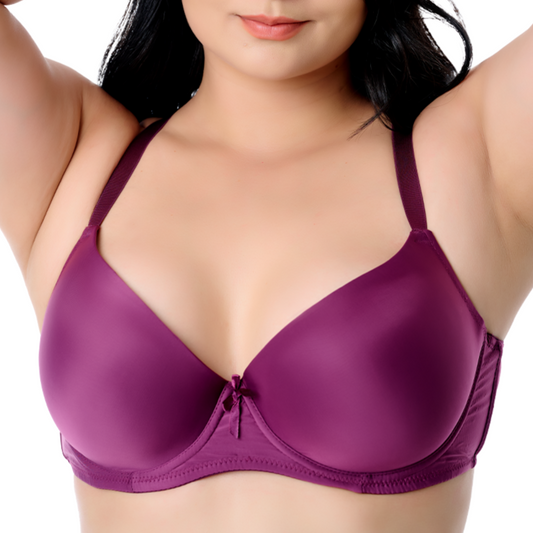 Brasier de talla extra con varilla  morado 24441 Carnival.