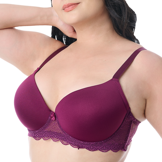 Brasier de talla extra con varilla y encaje  24563 Lady Carnival