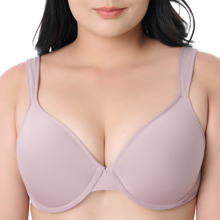 Brasier de talla extra con tirantes acolchonados  malva 24634 Carnival