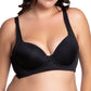 Brasier de talla extra con peto largo negro 24726 Carnival