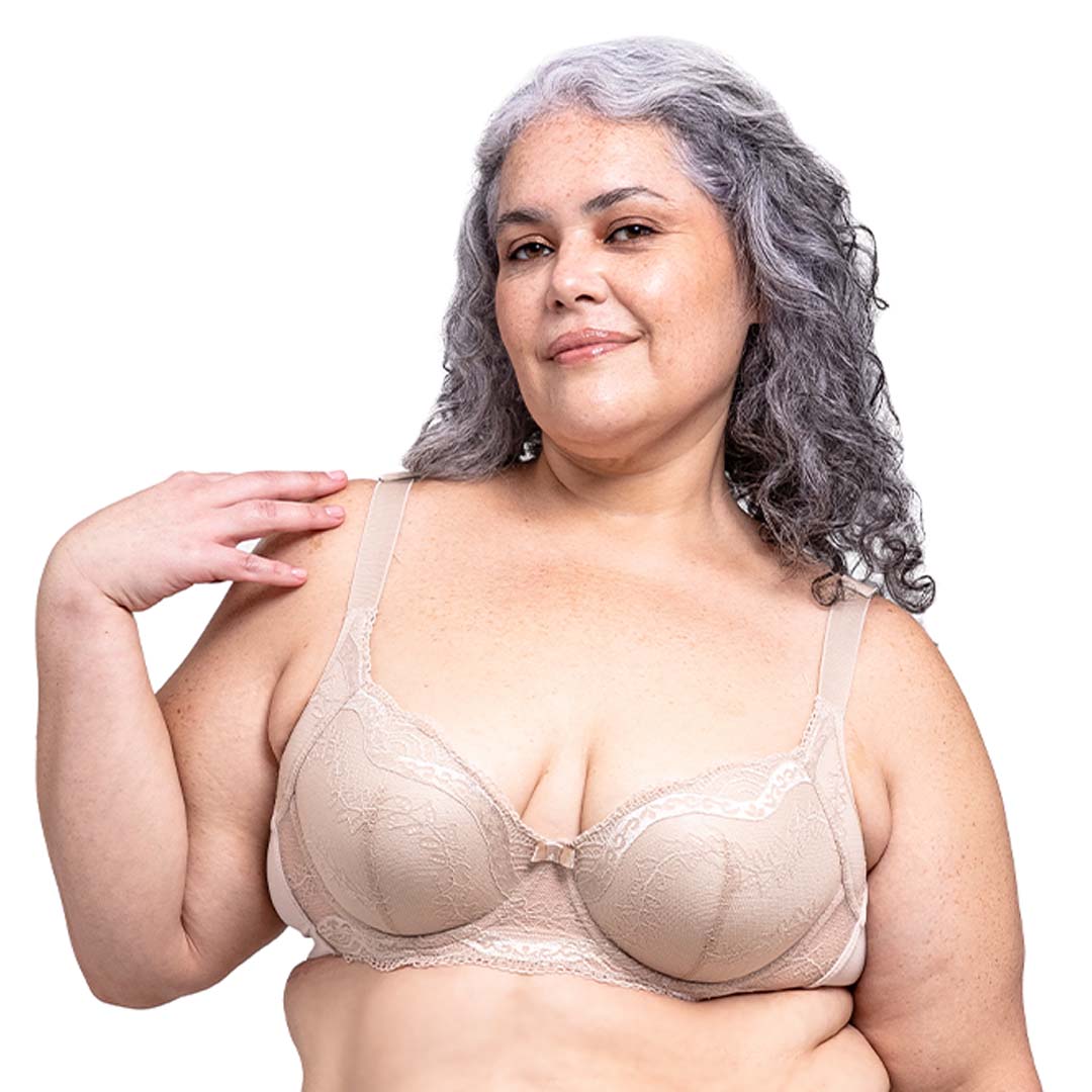 Brasier de talla extra con push up  24727 Carnival