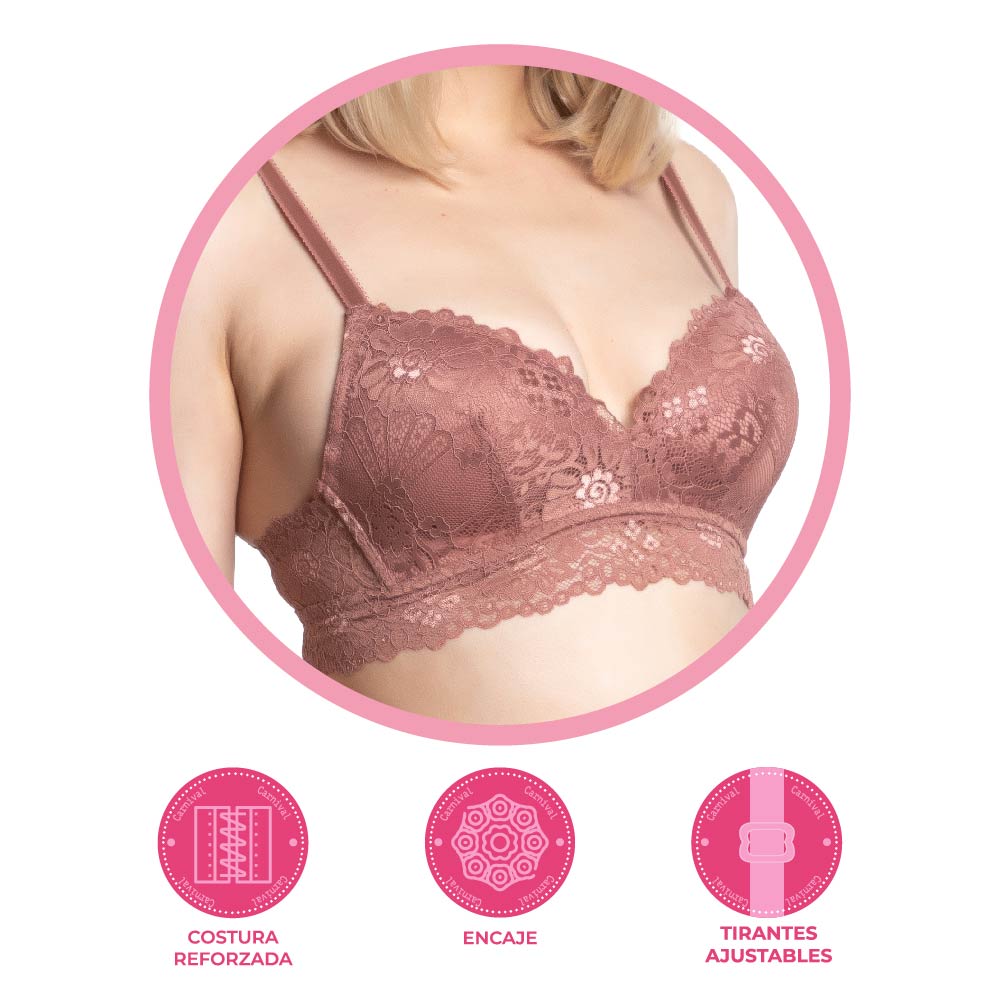 Brasier coordinable con encaje 24747 Lady Carnival Carnival