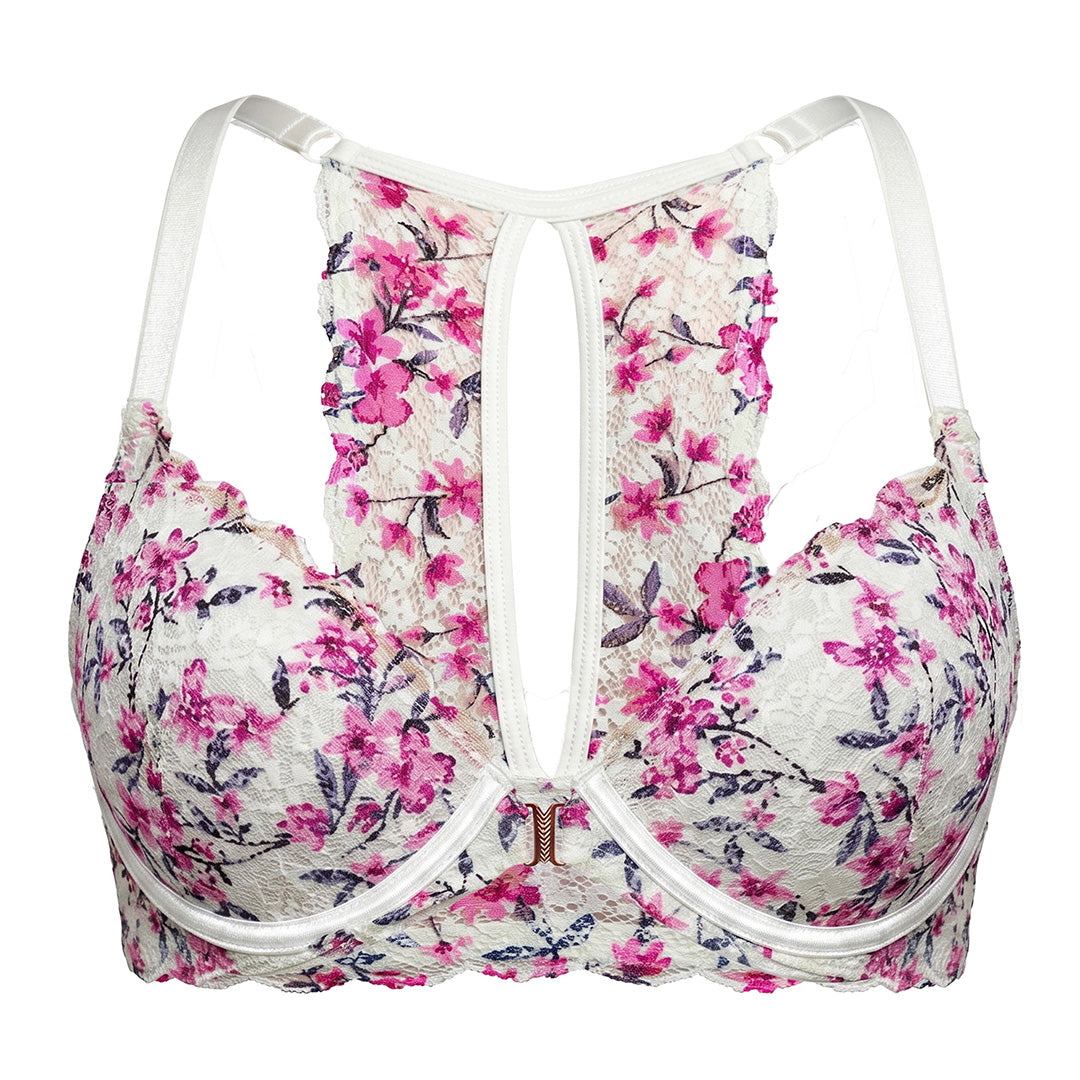 Brasier con varilla, broche al frente y encaje 24895L Lady Carnival