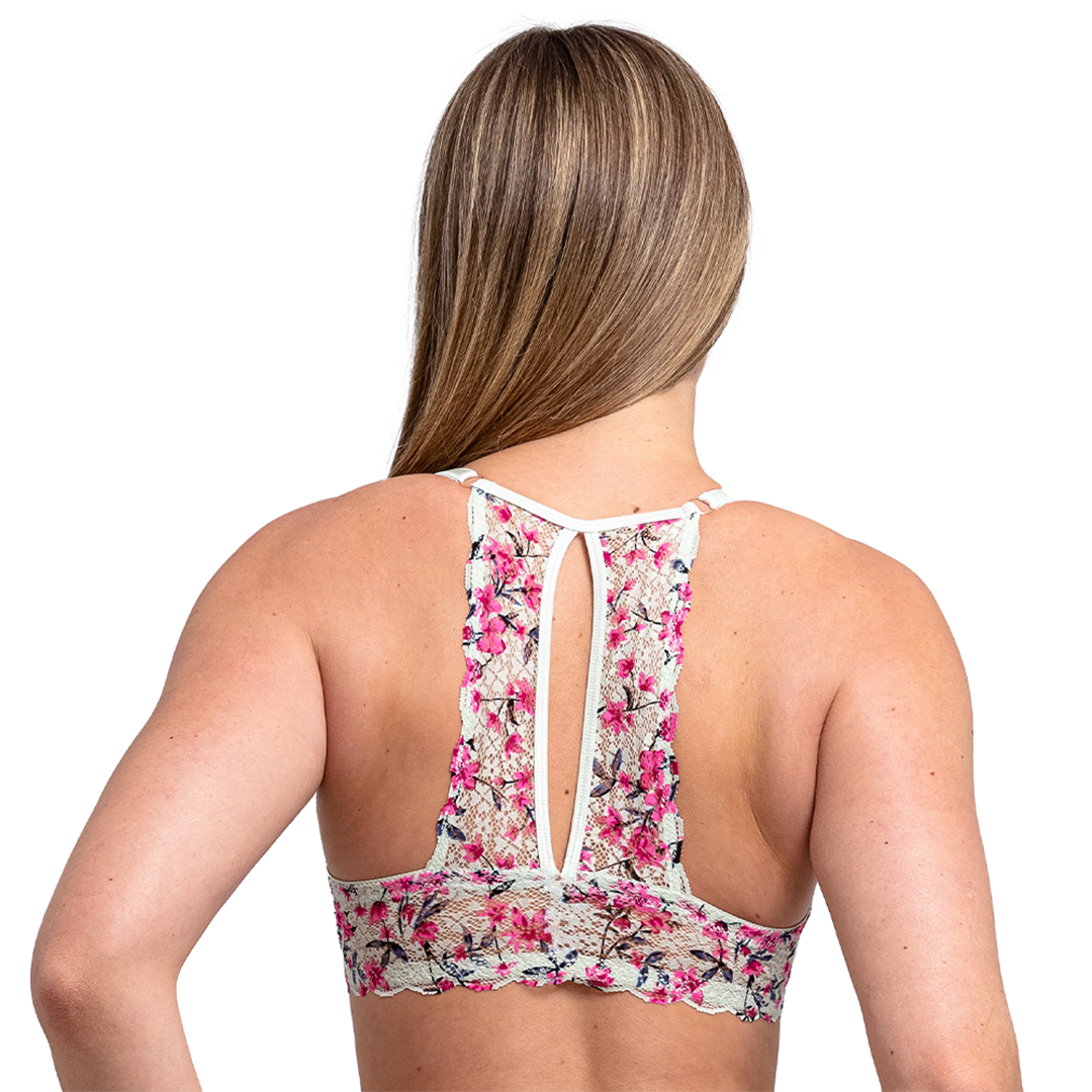 Brasier con varilla, broche al frente y encaje 24895L Lady Carnival