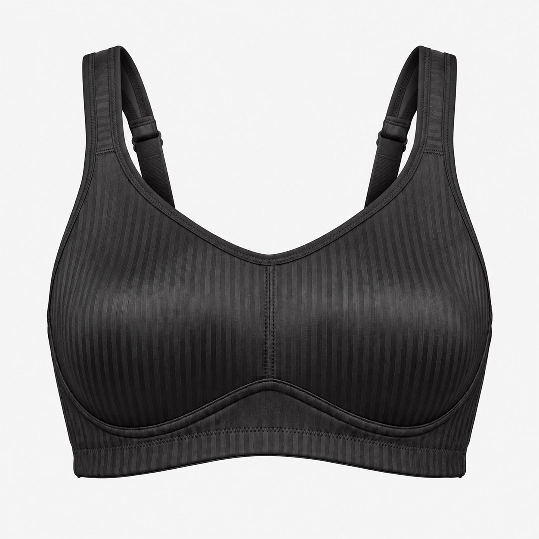 Brasier negro para mastectomía con bolsillos para prótesis 24897 Carnival