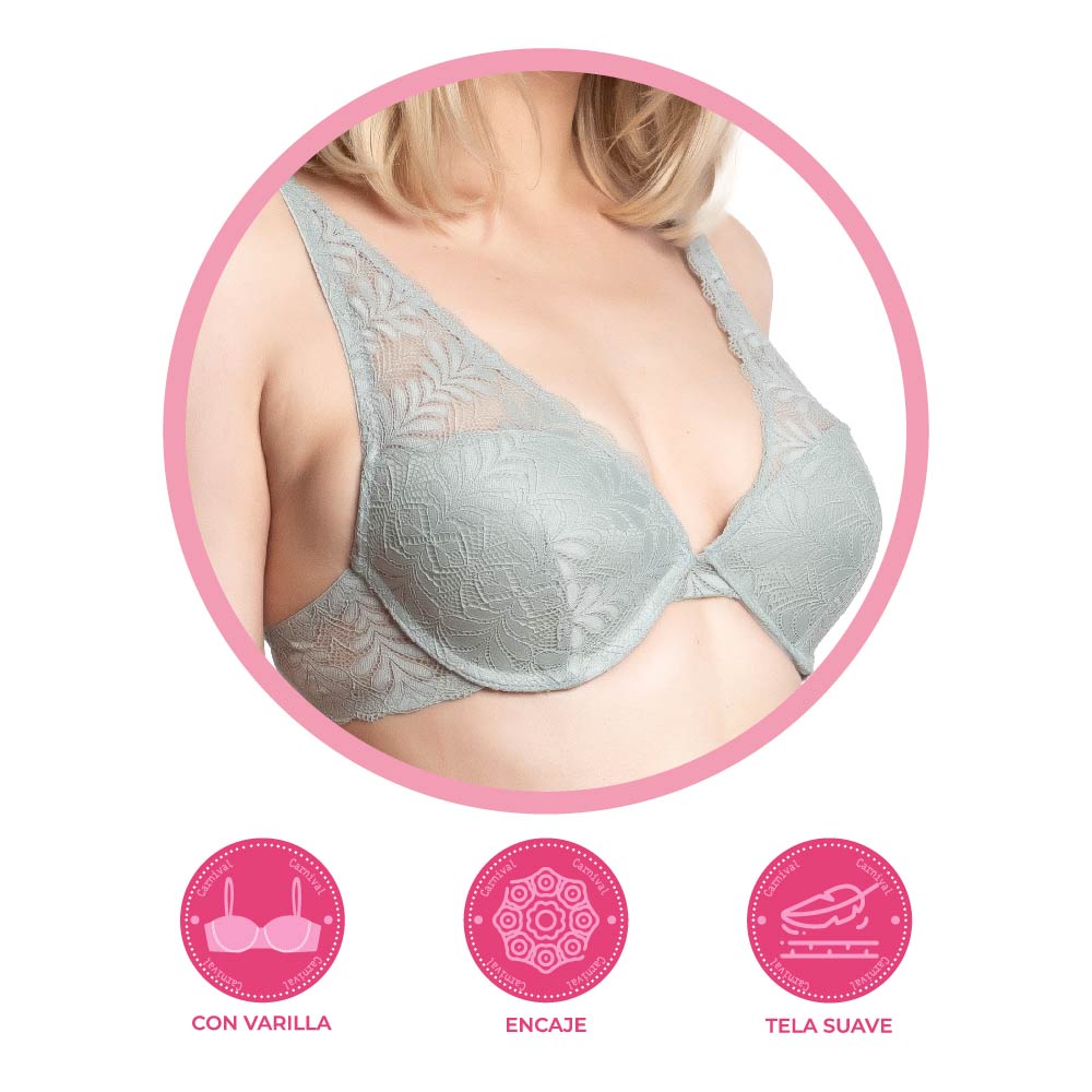 Brasier coordinable con copa de gota 24914 Lady Carnival Carnival