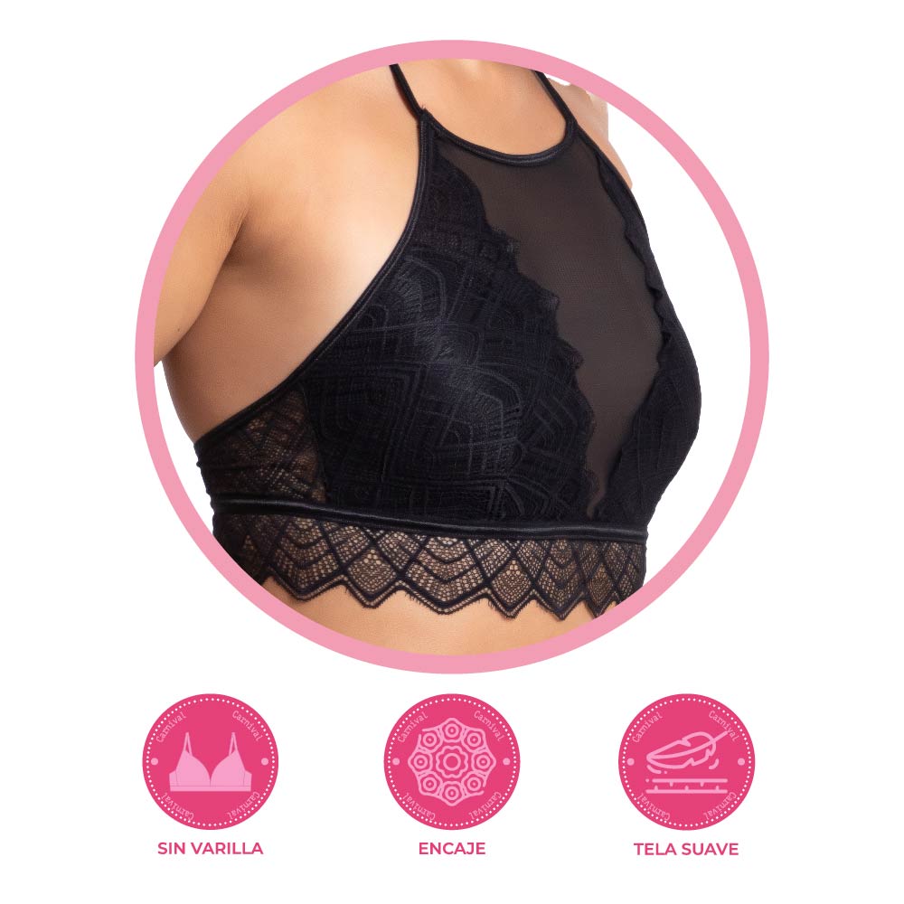 Bralette coordinable sin varilla 24915 Lady Carnival
