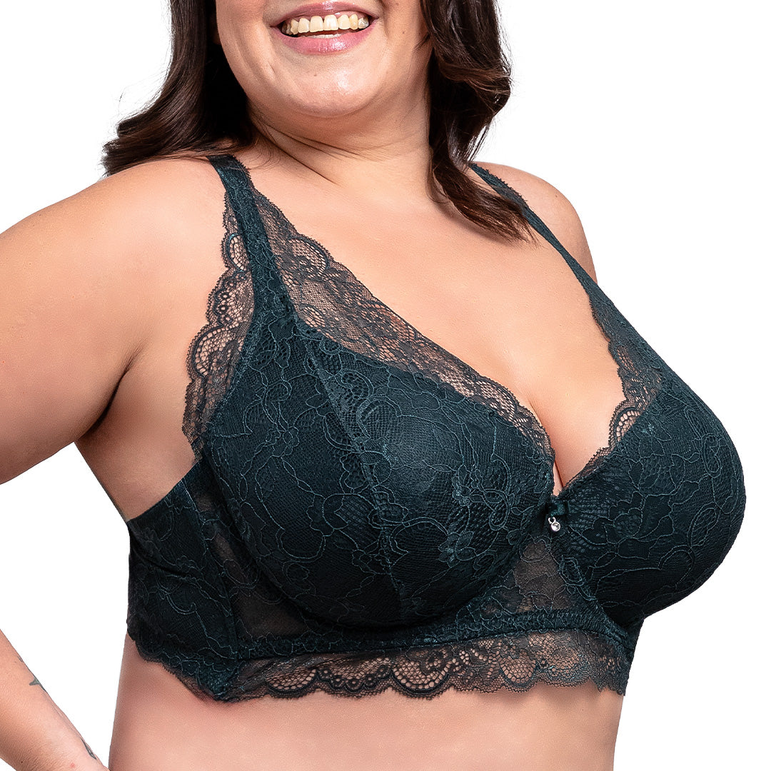 Brasier coordinable talla extra con encaje 24936 Lady Carnival