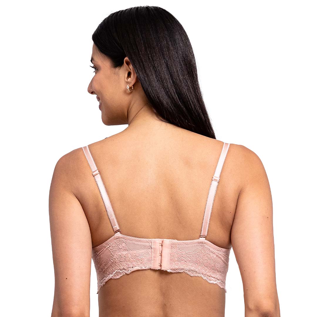 Brasier strapless con push up y encaje 24940L Lady Carnival