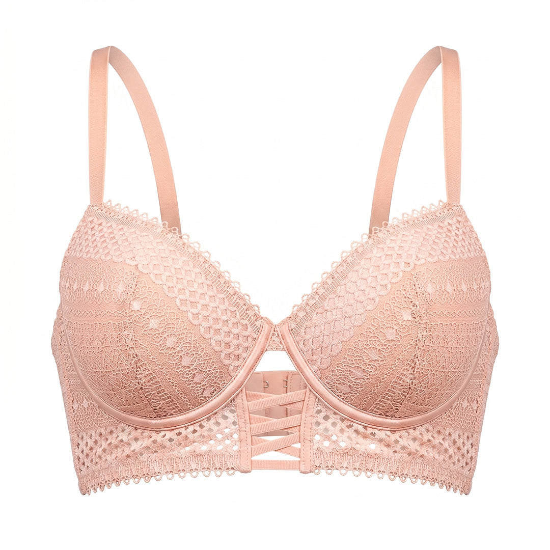 Brasier con varilla, ligero push up y encaje 24943L Lady Carnival