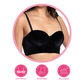 Brasier coordinable de peto largo efecto terciopelo 24949 Carnival Fashion