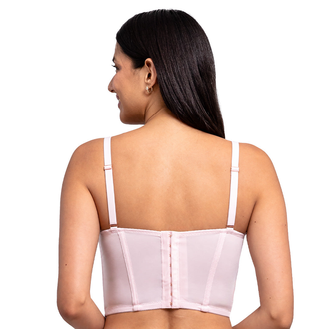 Bustier strapless estilo corset con varilla 24953L Lady Carnival