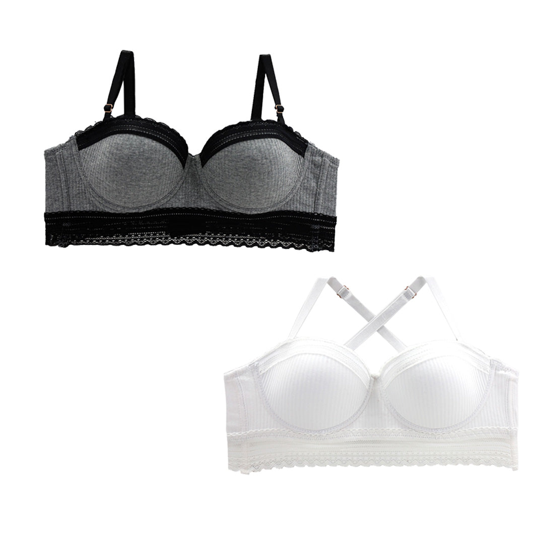 Set de Brasier strapless con varilla y detalles de encaje 25034 Carnival