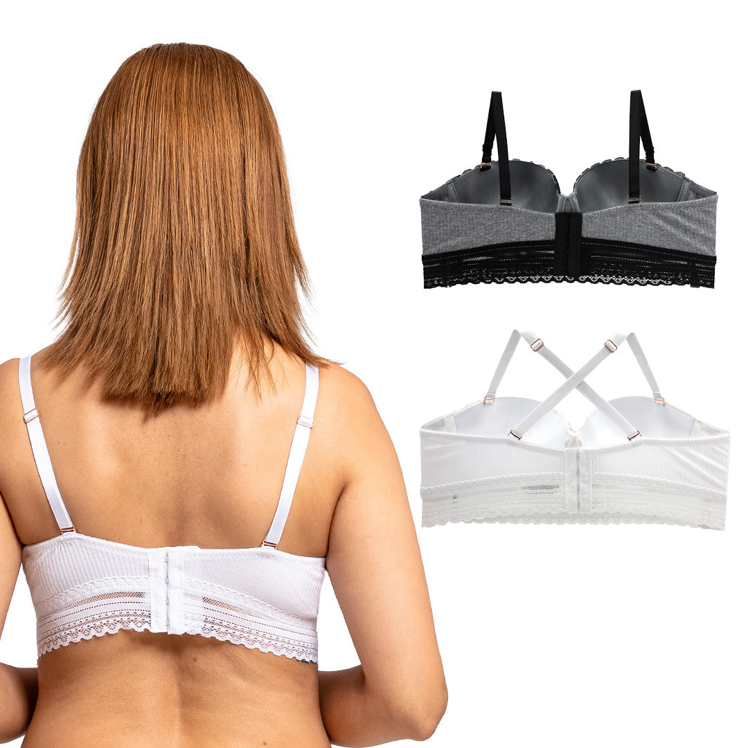 Set de Brasier strapless con varilla y detalles de encaje 25034 Carnival