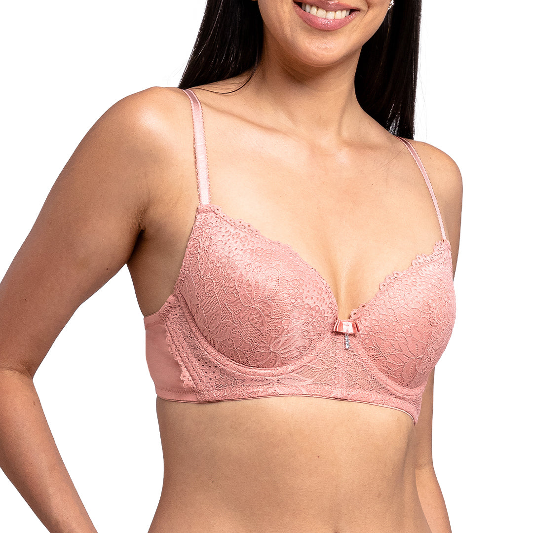 Brasier sin varilla con encaje en copas 25053L Lady Carnival