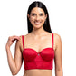 Brasier strapless con varilla, peto largo 25058L Lady Carnival