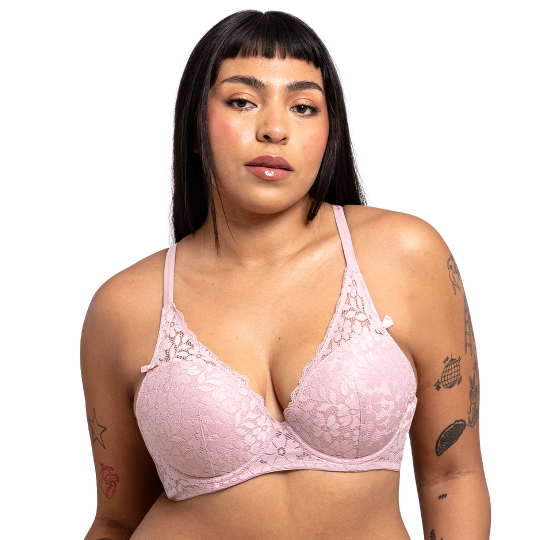 Brasier con varilla ligero push up y copa de gota 25072L Lady Carnival