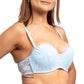 Brasier strapless con varilla y silicona en banda 25074L Lady Carnival