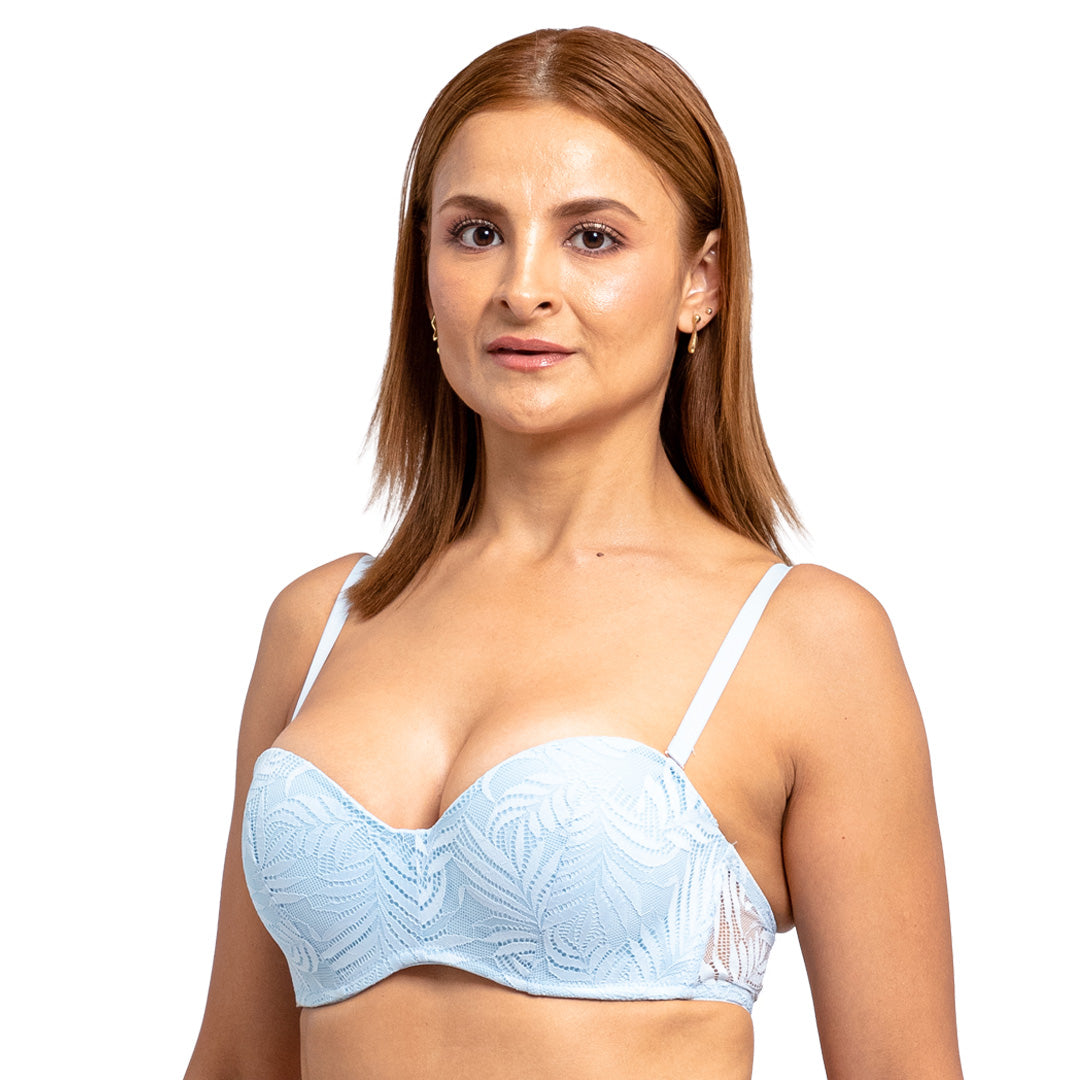 Brasier strapless con varilla y silicona en banda 25074L Lady Carnival