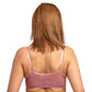 Brasier satinado con varilla y broche al frente 25078L Lady Carnival