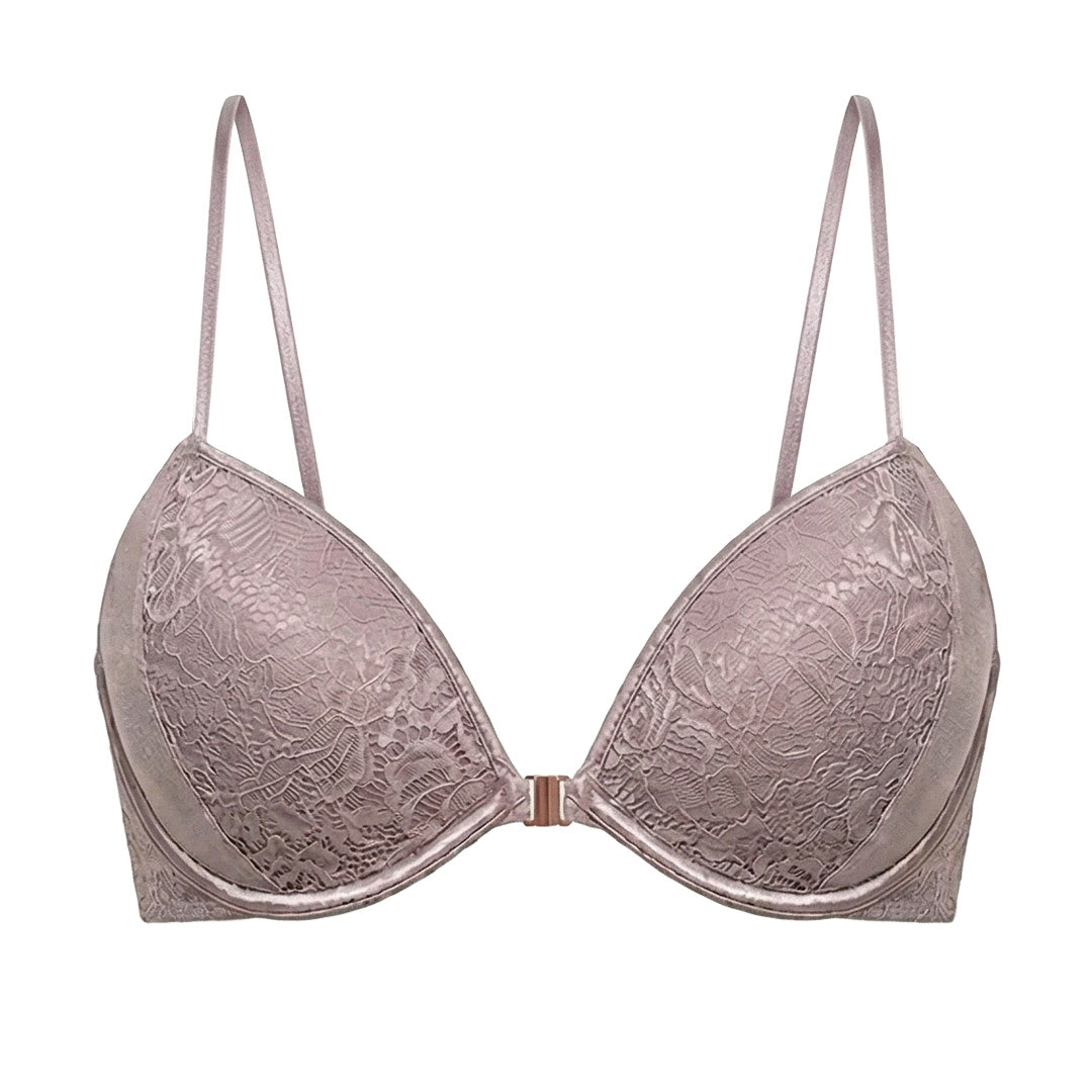 Brasier con varilla ligero push up espalda cruzada y broche al frente 25082L Lady Carnival