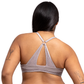 Brasier con varilla ligero push up espalda cruzada y broche al frente 25082L Lady Carnival