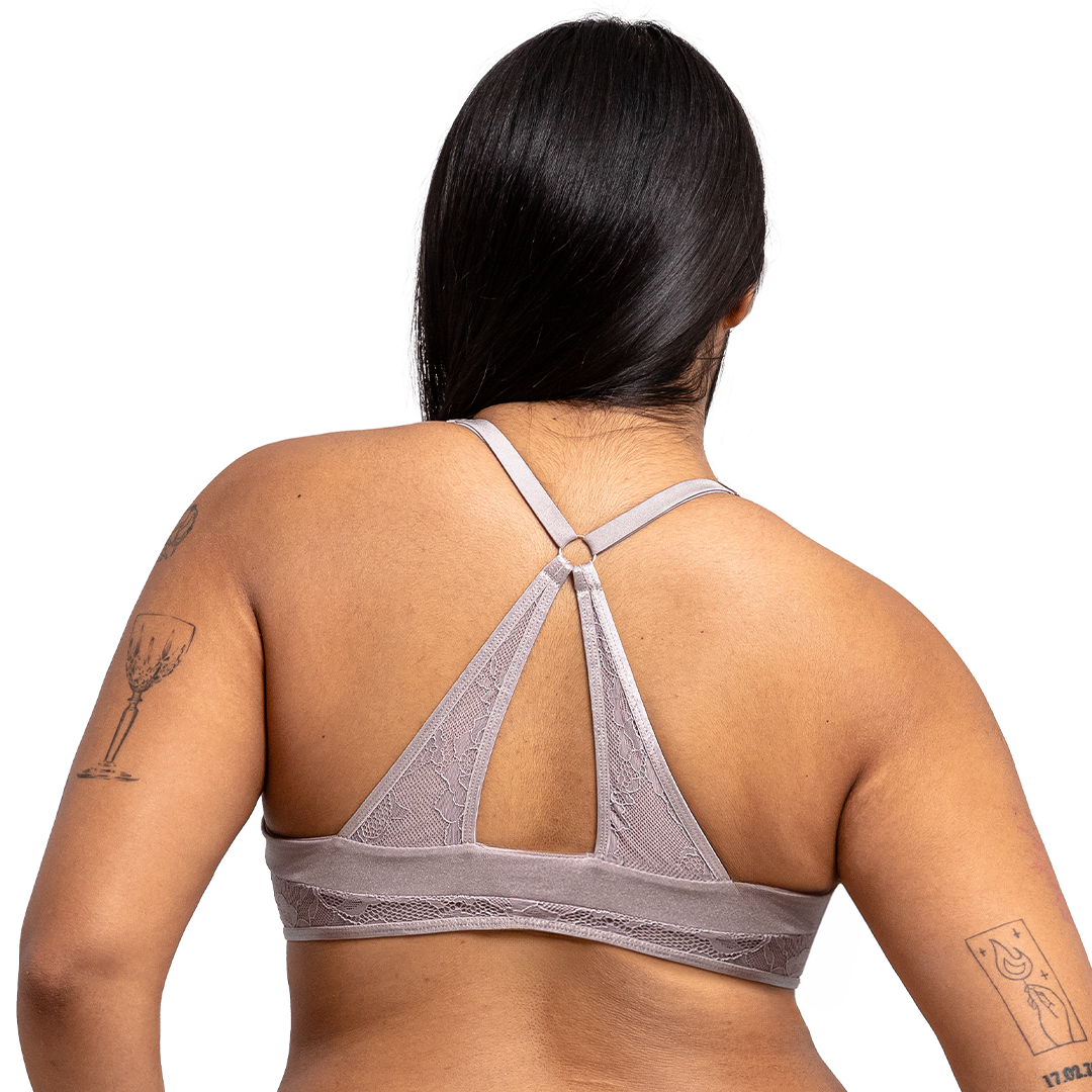 Brasier con varilla ligero push up espalda cruzada y broche al frente 25082L Lady Carnival