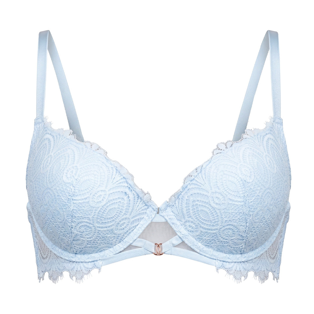 Brasier con ligero push up y encaje 25085L Lady Carnival