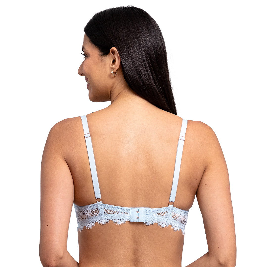 Brasier con ligero push up y encaje 25085L Lady Carnival