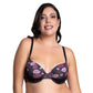 Brasier talla extra estampado con detalles de encaje  25089  Carnival