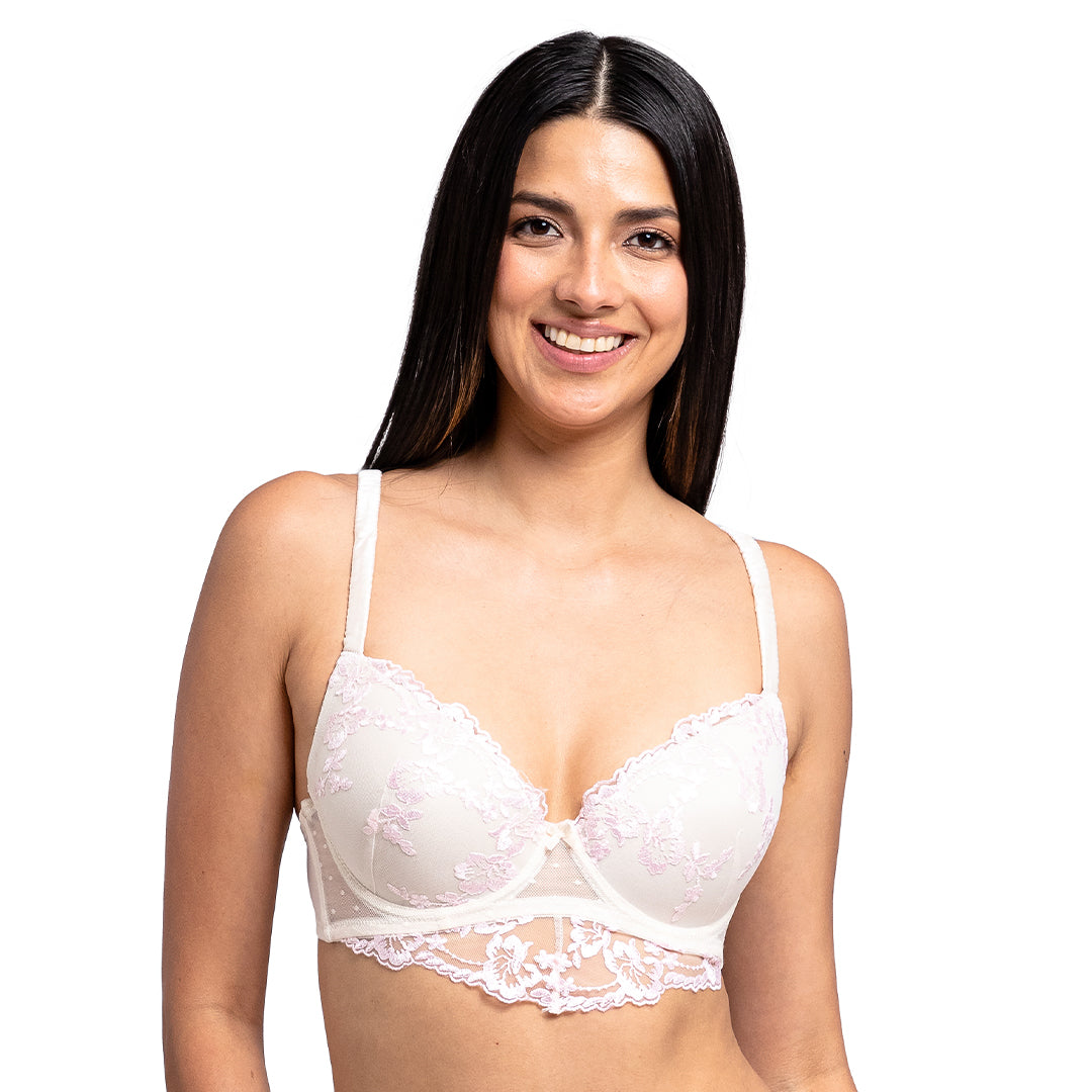 Brasier con varilla, mesh y encaje 25094L Lady Carnival