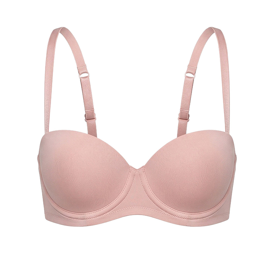 Brasier de corte láser, strapless, con varilla, silicón en banda 25100L Lady Carnival