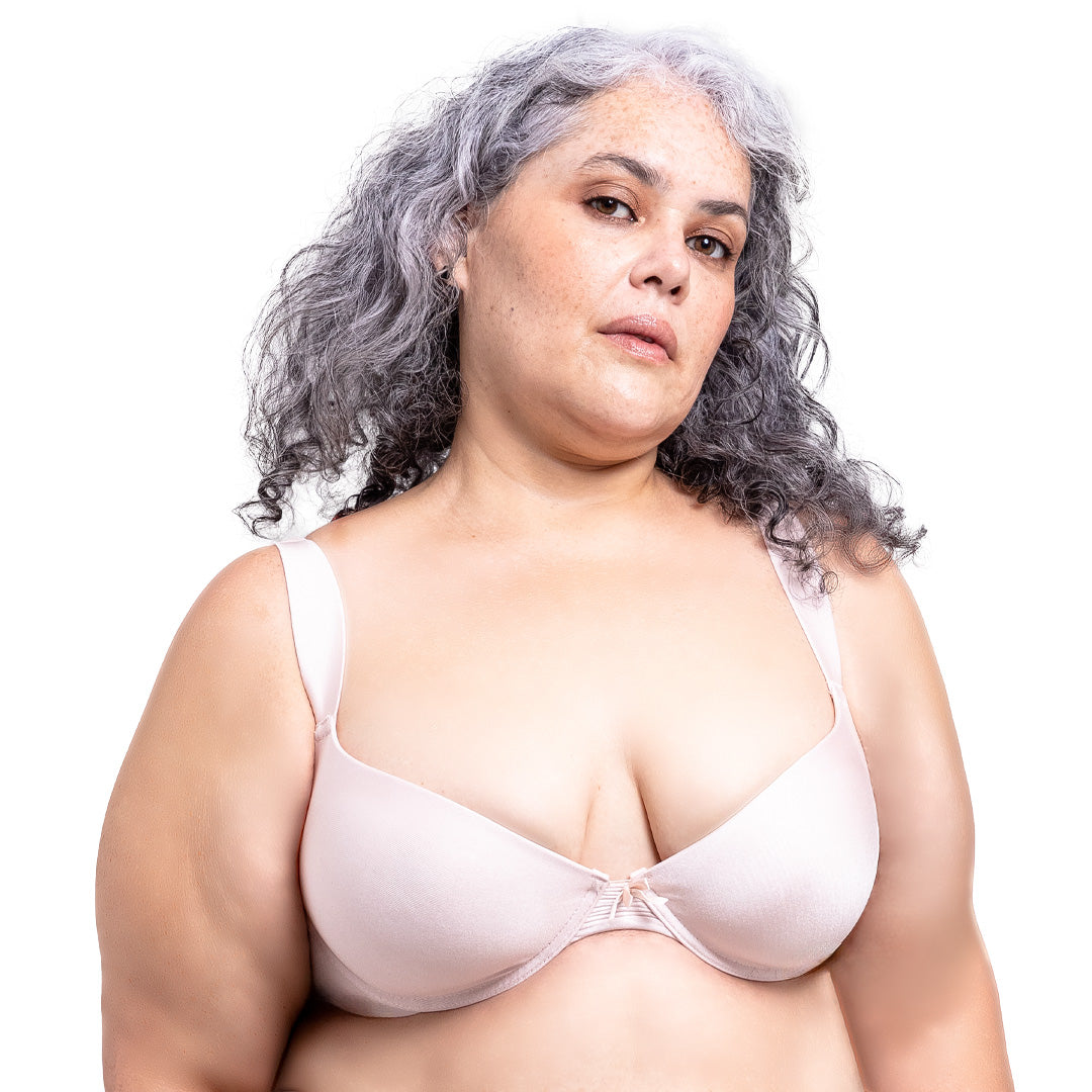 Brasier satinado con varilla de talla extra 25103L Lady Carnival