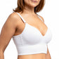 Brasier básico blanco estilo deportivo 25106F Fashion