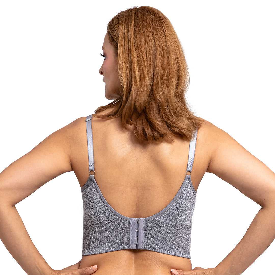 Brasier básico gris estilo deportivo 25106F Fashion