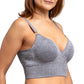 Brasier básico gris estilo deportivo 25106F Fashion