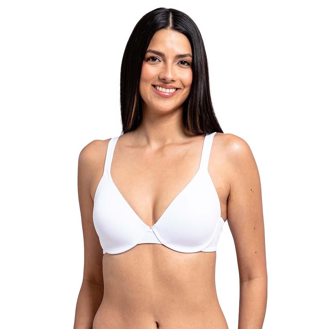 Brasier básico blanco con acabado liso 25114 Carnival