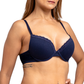 Brasier azul con varilla acanalado con detalles de encaje 25119 Carnival