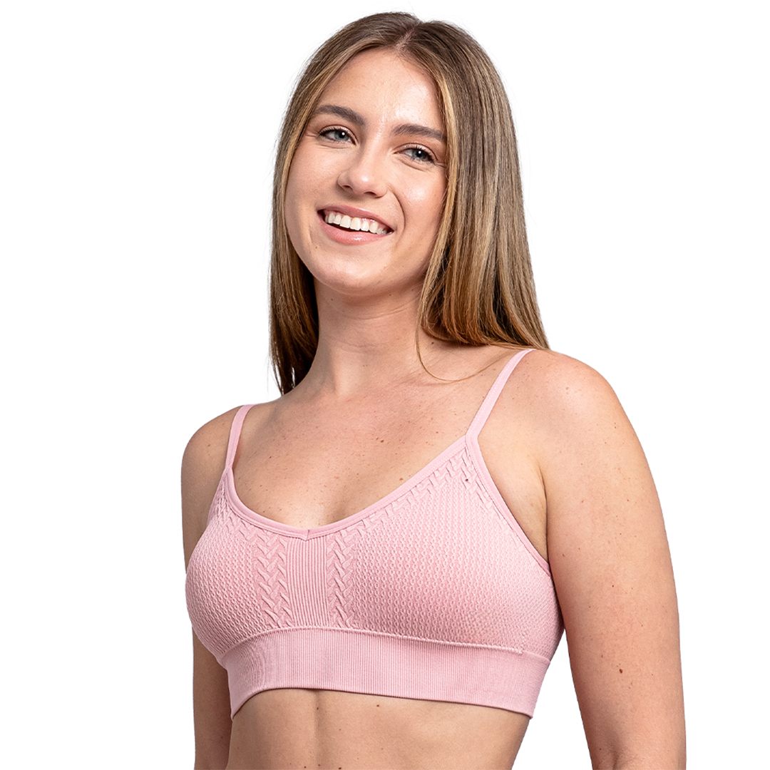 Top seamless malva con pads removibles 25136 Carnival