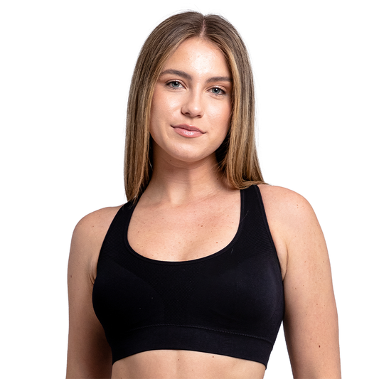 Top seamless negro con pads removibles 25163 Carnival