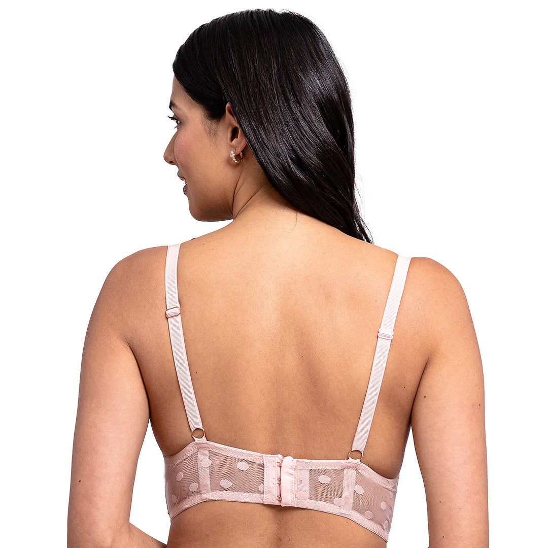 Brasier con escote profundo y push up 25171F Fashion