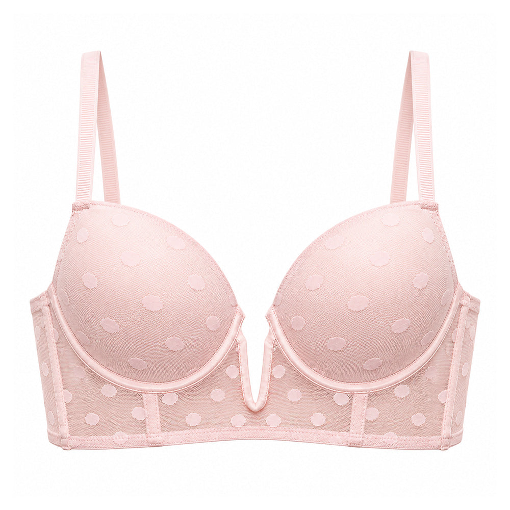 Brasier con escote profundo y push up 25171F Fashion