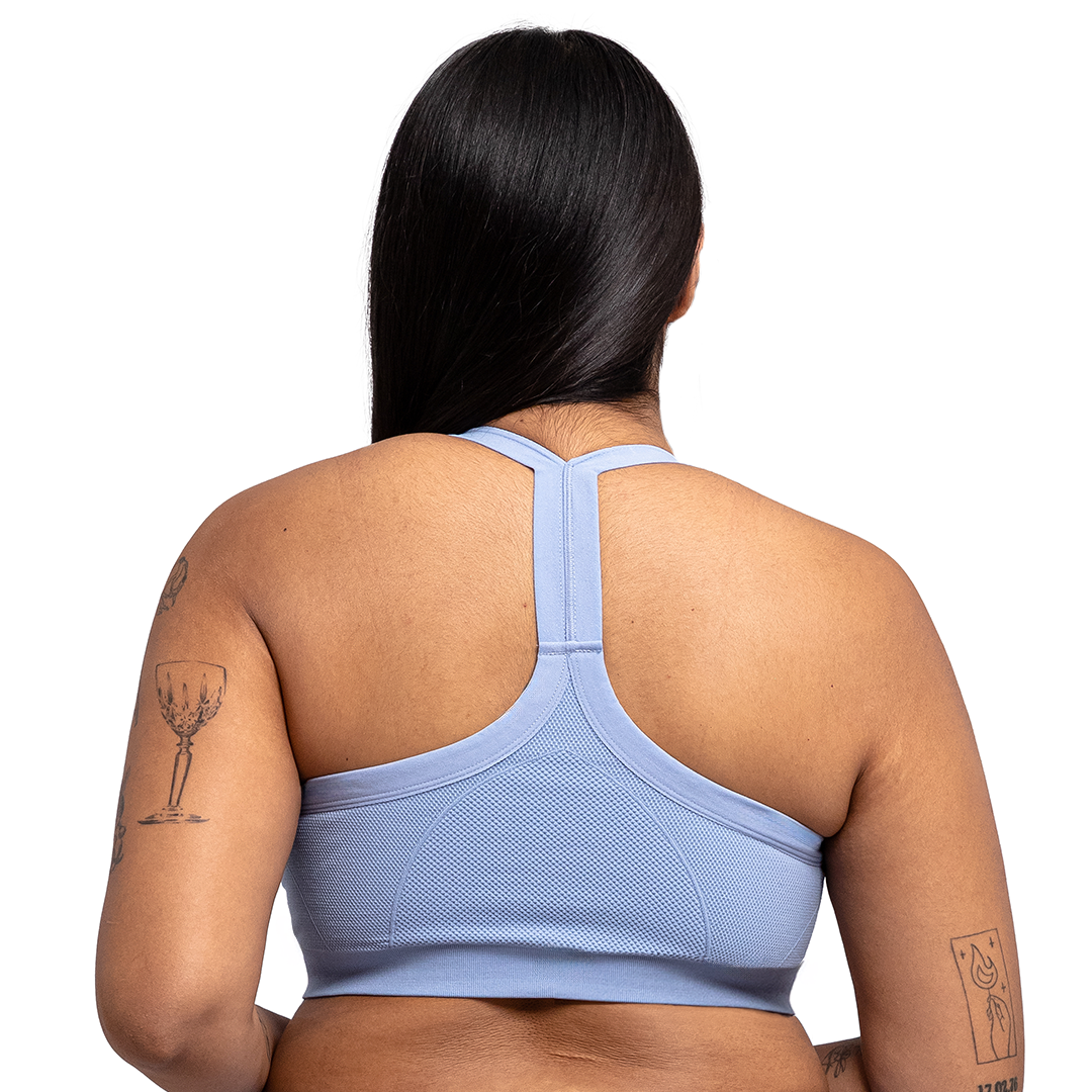 Top deportivo de espalda cruzada con pads removibles 25178F Fashion