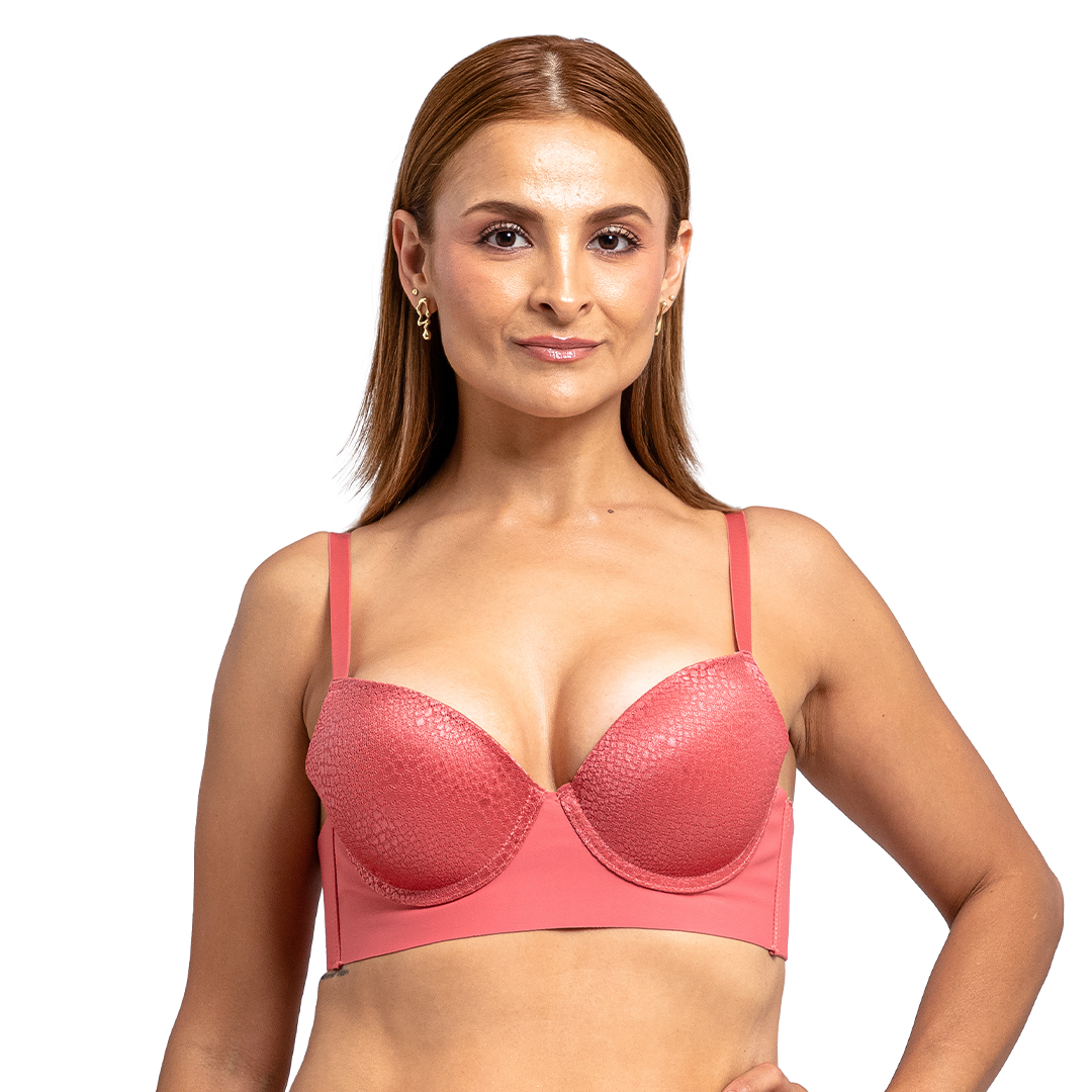 Brasier de corte láser con push up 25188L Lady Carnival