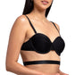 Brasier básico negro con tirantes convertibles en espalda 25194F Fashion