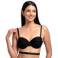 Brasier básico negro con tirantes convertibles en espalda 25194F Fashion