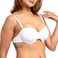 Brasier básico blanco con tirantes convertibles en espalda 25194F Fashion