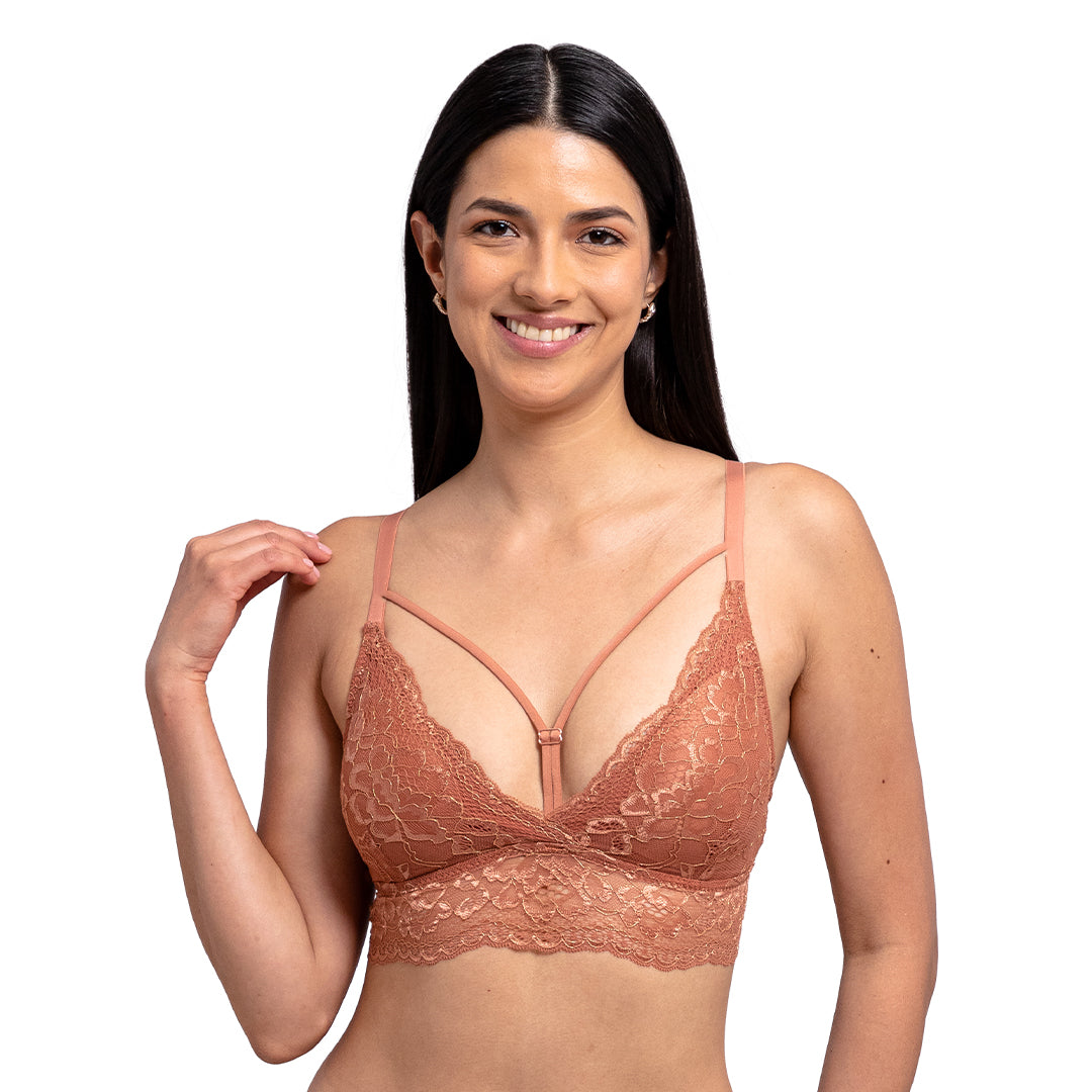 Bralette copas triángulares pads removibles 25206L Lady Carnival